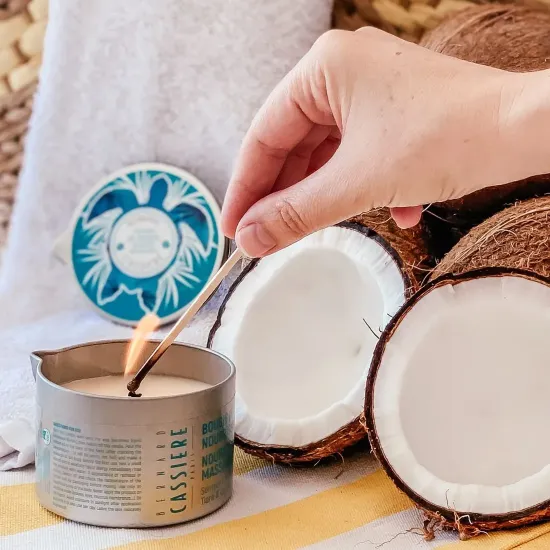 bougie à faire fondre pour massage