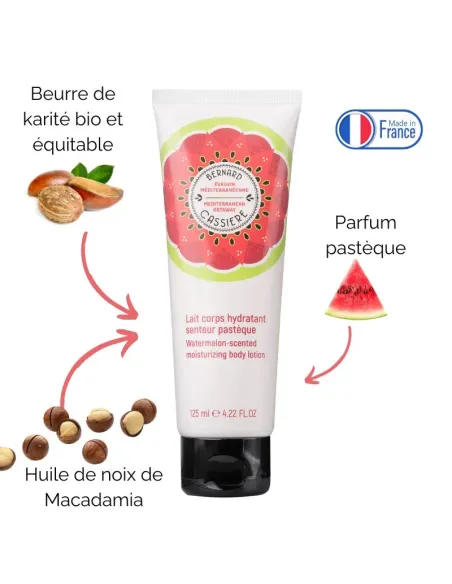 Watermelon-scented moiturizing body lotion