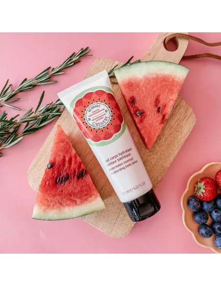 Watermelon-scented moiturizing body lotion