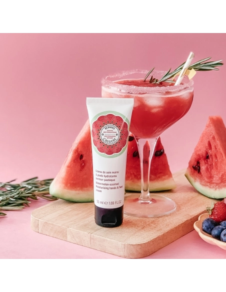 Crème de soin mains et pieds hydratante senteur Pastèque