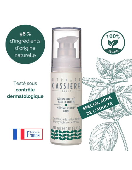 Sérum de Nuit Purifiant – Équilibre & Hydratation Naturelle