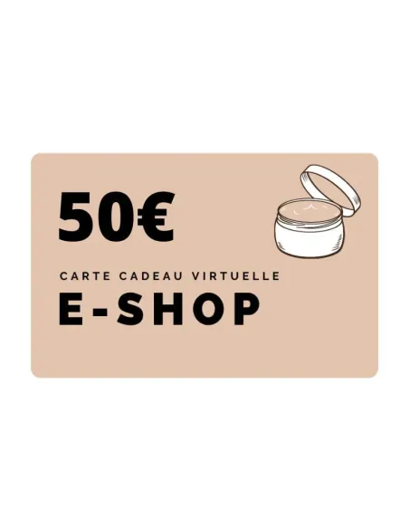 Carte cadeau e-shop 50e