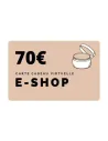 Carte cadeau e-shop 70e